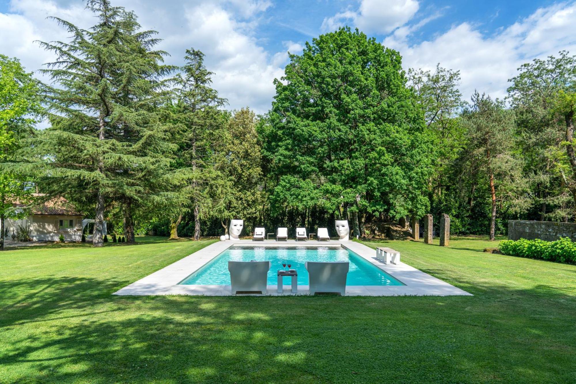 Villa Vittoria - Lusso Con Piscina, Tennis, Jacuzzi E Palestra Lucca Exterior photo