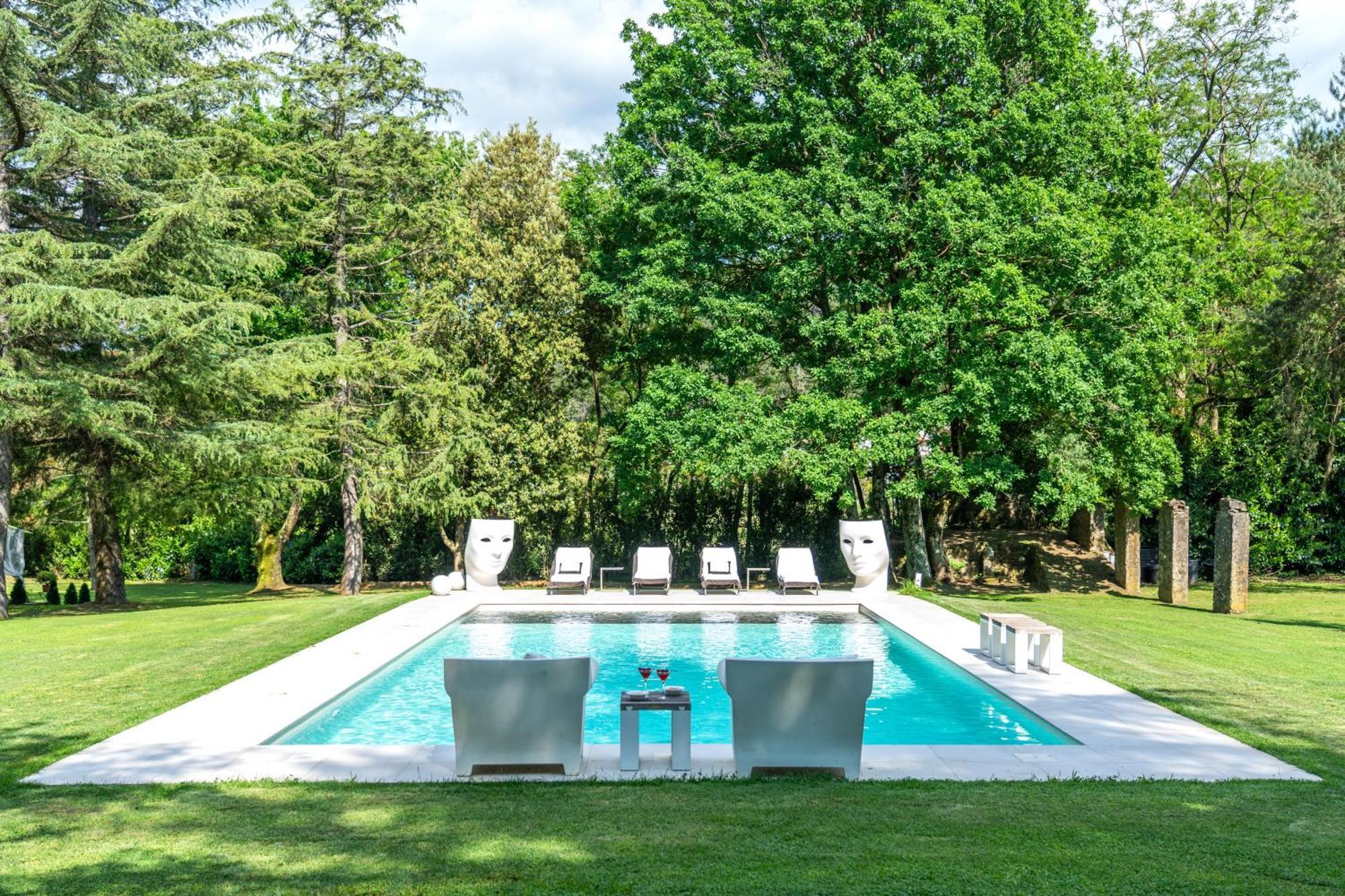 Villa Vittoria - Lusso Con Piscina, Tennis, Jacuzzi E Palestra Lucca Exterior photo
